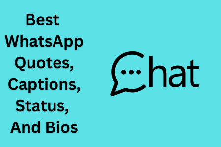 Best WhatsApp Quotes, Captions, Status, And Bios (updated 2024)